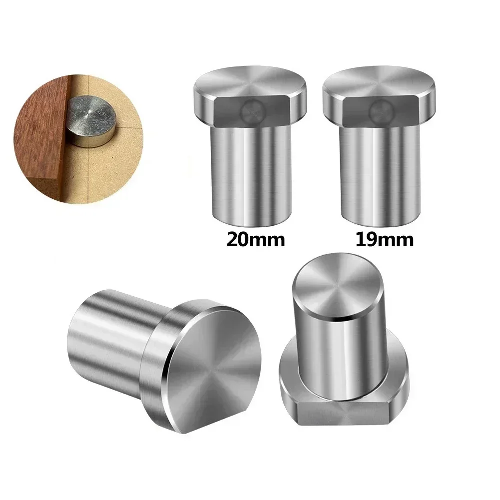 Bench Dog Hole - 1 Stück Edelstahl Werkbank-Anschlagklemme 19/20mm für