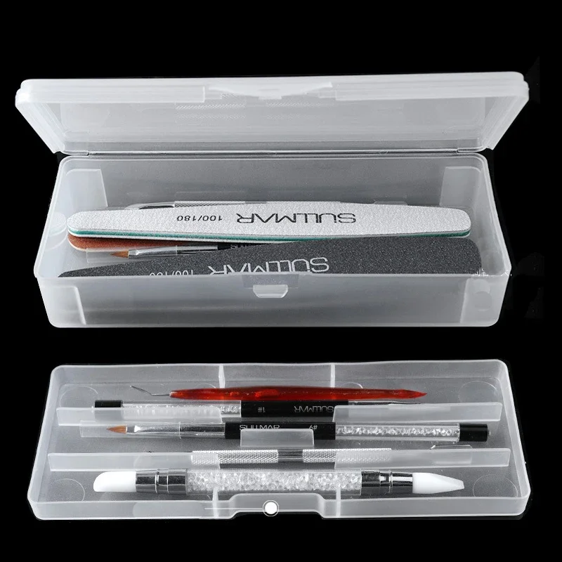 Workshop Tools Cabinet - 1Pc Rechteck Doppel-schicht Nail art Werkzeug