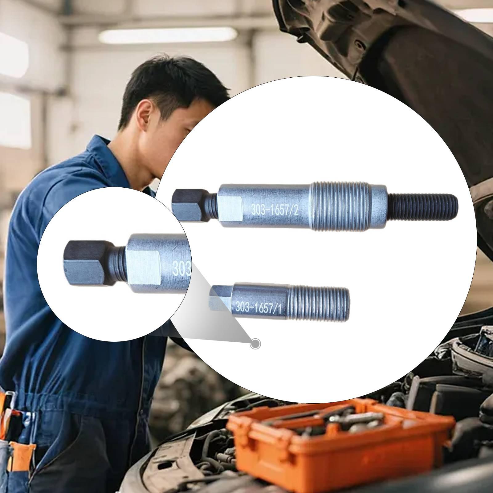 Workshop Use Tools - Metallisches Kurbelwellenriemenscheiben-Entfernungswerkzeug, langlebiger Dämpfer-Extraktor für Ford