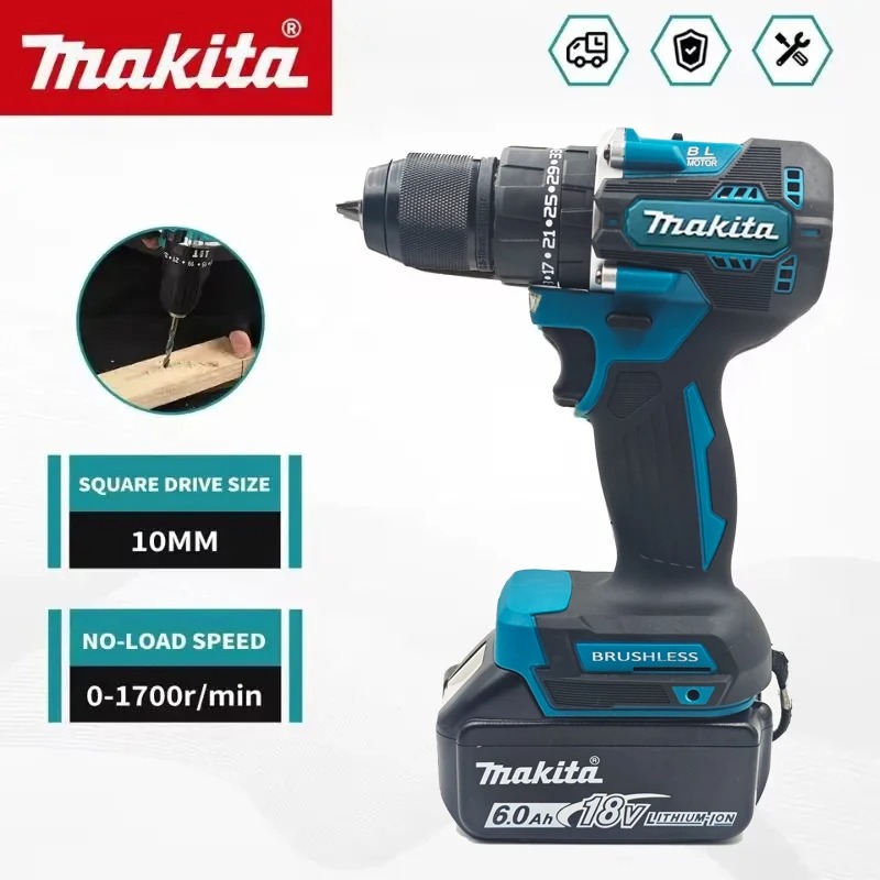 Makita Drill Ddf484 - Makita DDF487 18V Bürstenloser Akku-Bohrschrauber &