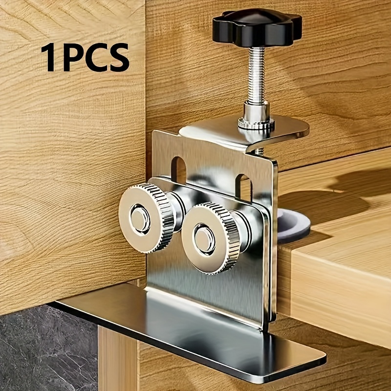 Dowel Jig Kit - Schrankrahmen-Montagehilfe, Schranktür-Montagevorrichtung, Hilfswerkzeug für Holzarbeiten, Verstellbare