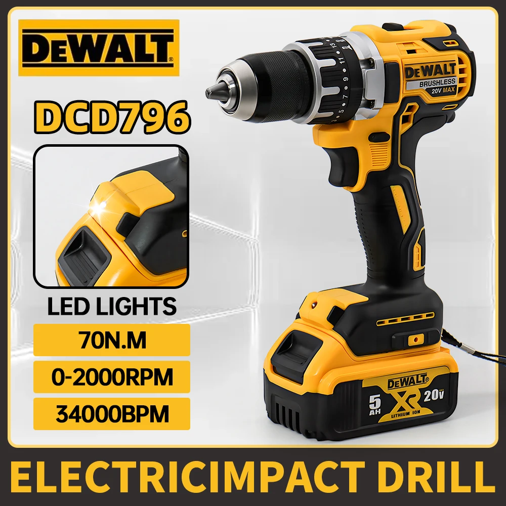 Makita Drill Ddf484 - Dewalt DCD796 Kabelloser Bürstenloser Schlagbohrer 20V