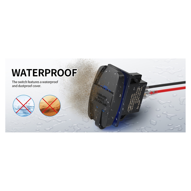 USB-Wippschalter, 12 V, wasser – Tools Qc Bewertung und Preis