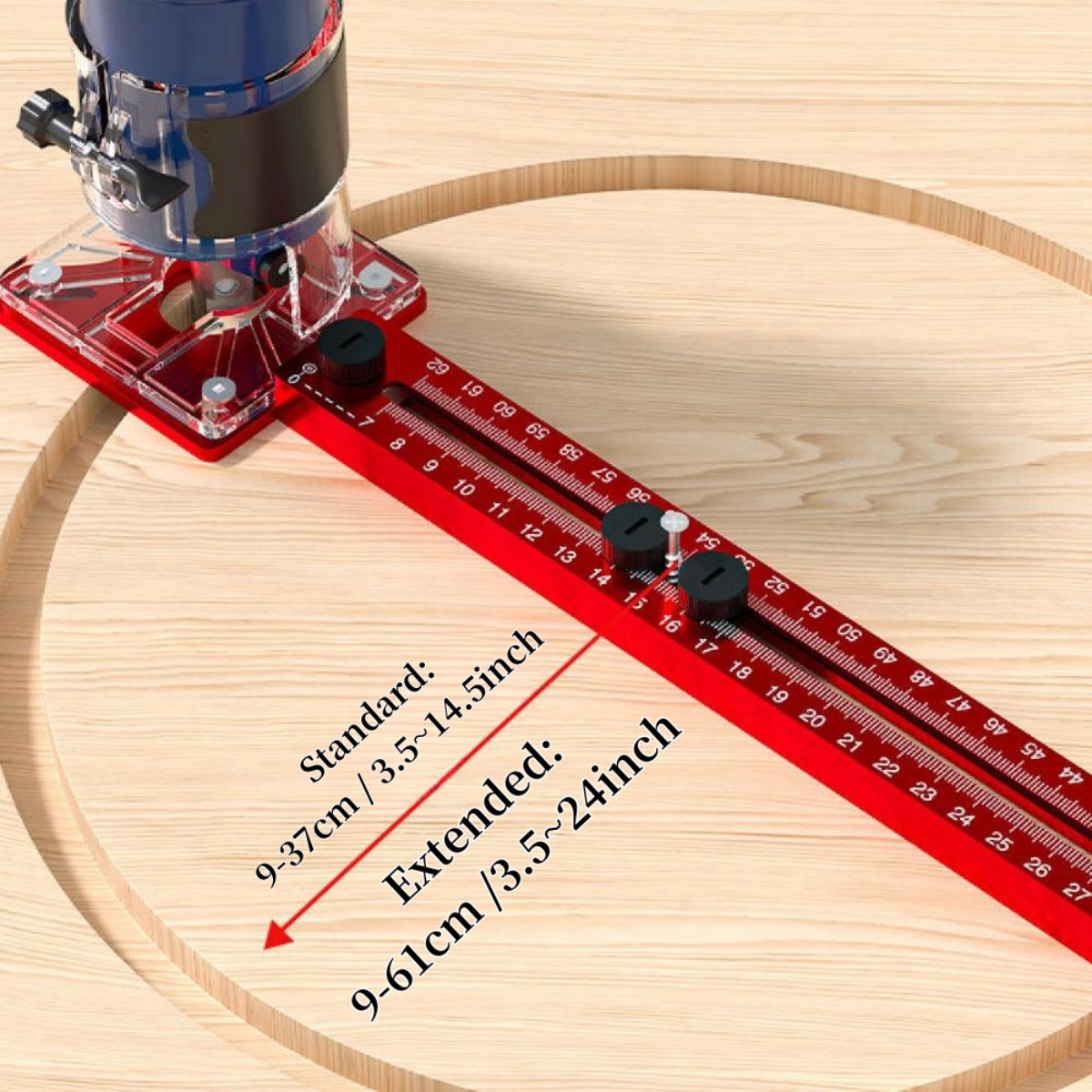 Erweiterte 3-in-1-Fräser-Rille – Dowel Jig Kit Bewertung und Preis