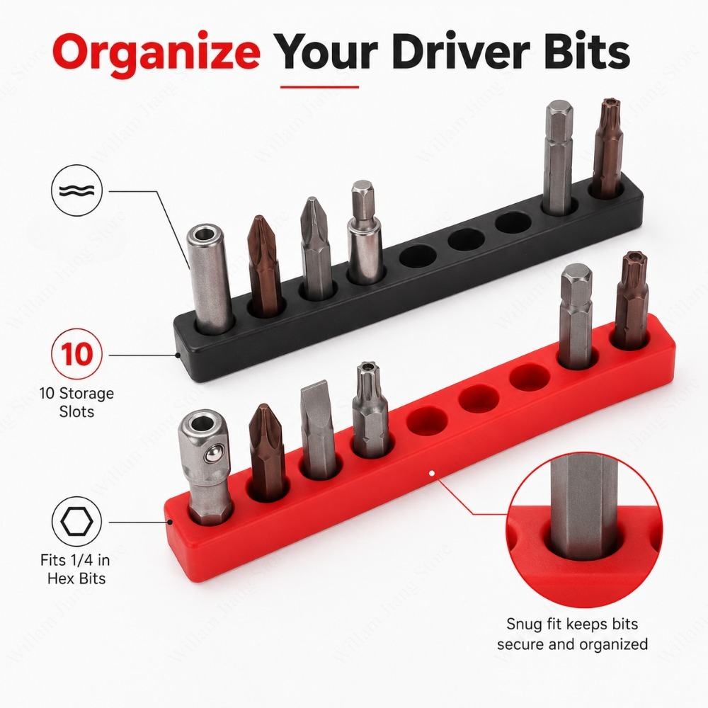 10-fach Bit-Organizer-Box für  – Tools At Workshop Bewertung und Preis
