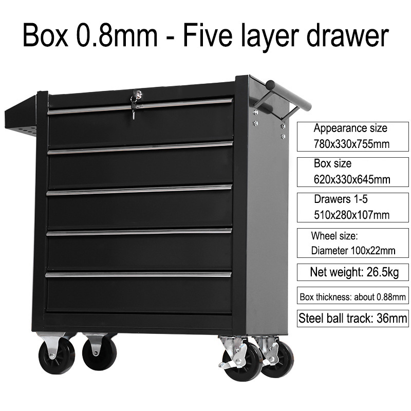 5-Schubladen-Werkzeugwagen für – Workshop Tools Cabinet Bewertung und Preis