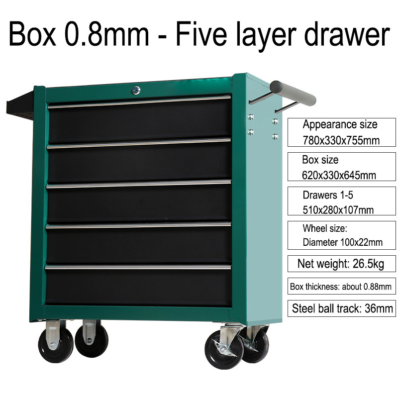 5-Schubladen-Werkzeugwagen für – Workshop Tools Cabinet Bewertung und Preis