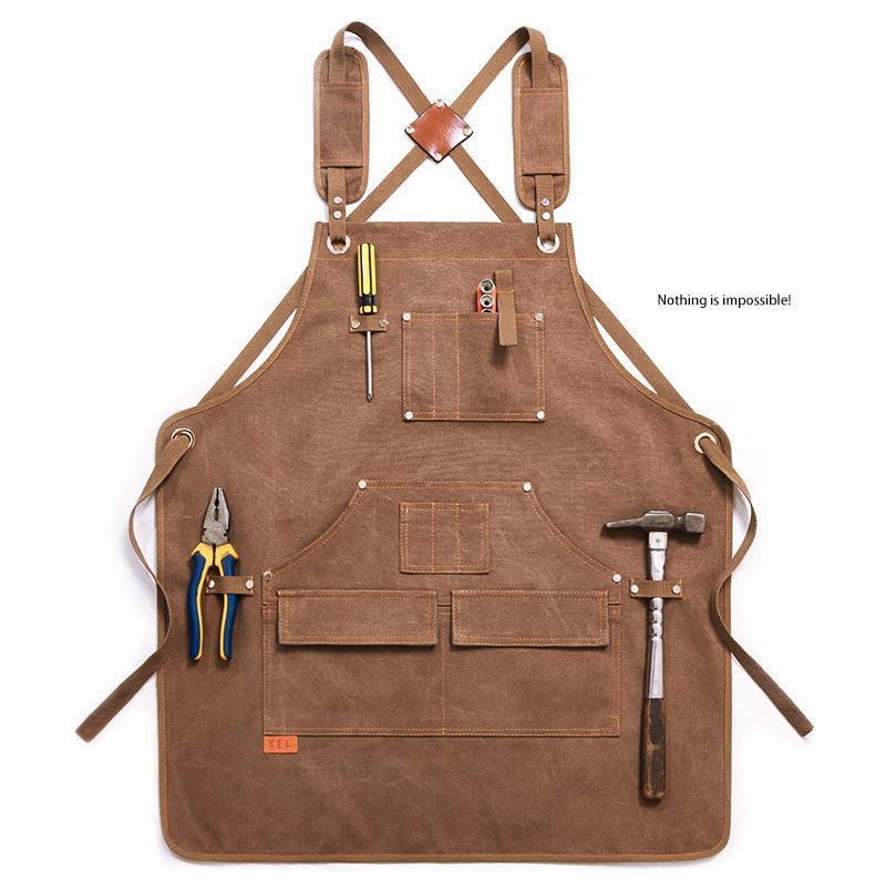 Leinenschürze mit Aufgedruckte – Workshop Tools Logo Bewertung und Preis