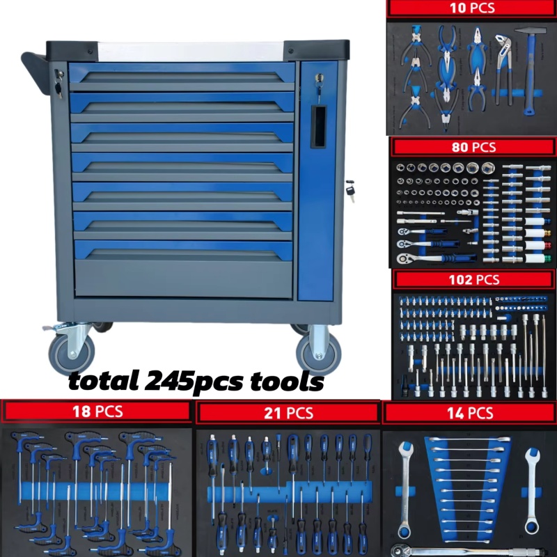 7-Schubladen Abschließbarer Ro – Workshop Tools Cabinet Bewertung und Preis