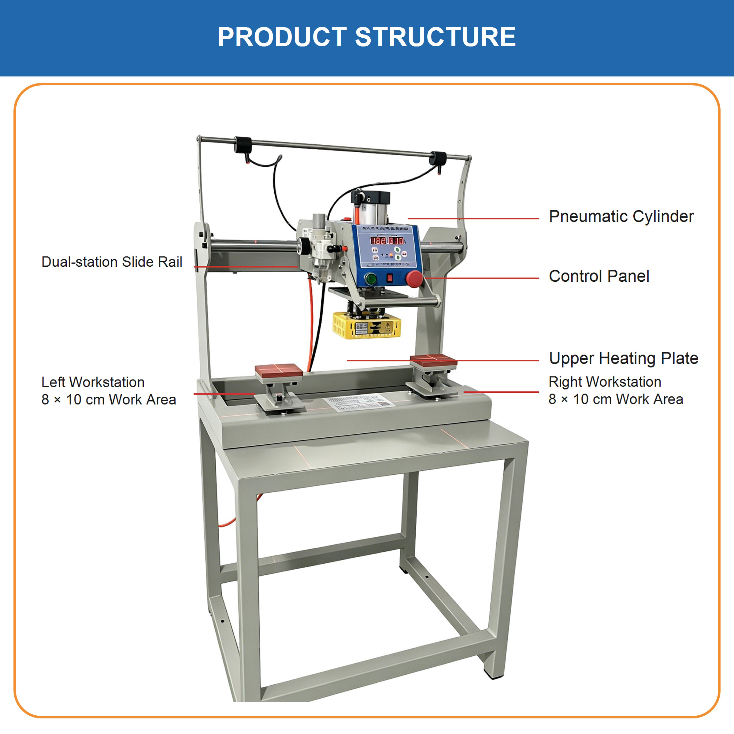 Doppelstation-Heißpressmaschin – Workshop Tools Logo Bewertung und Preis