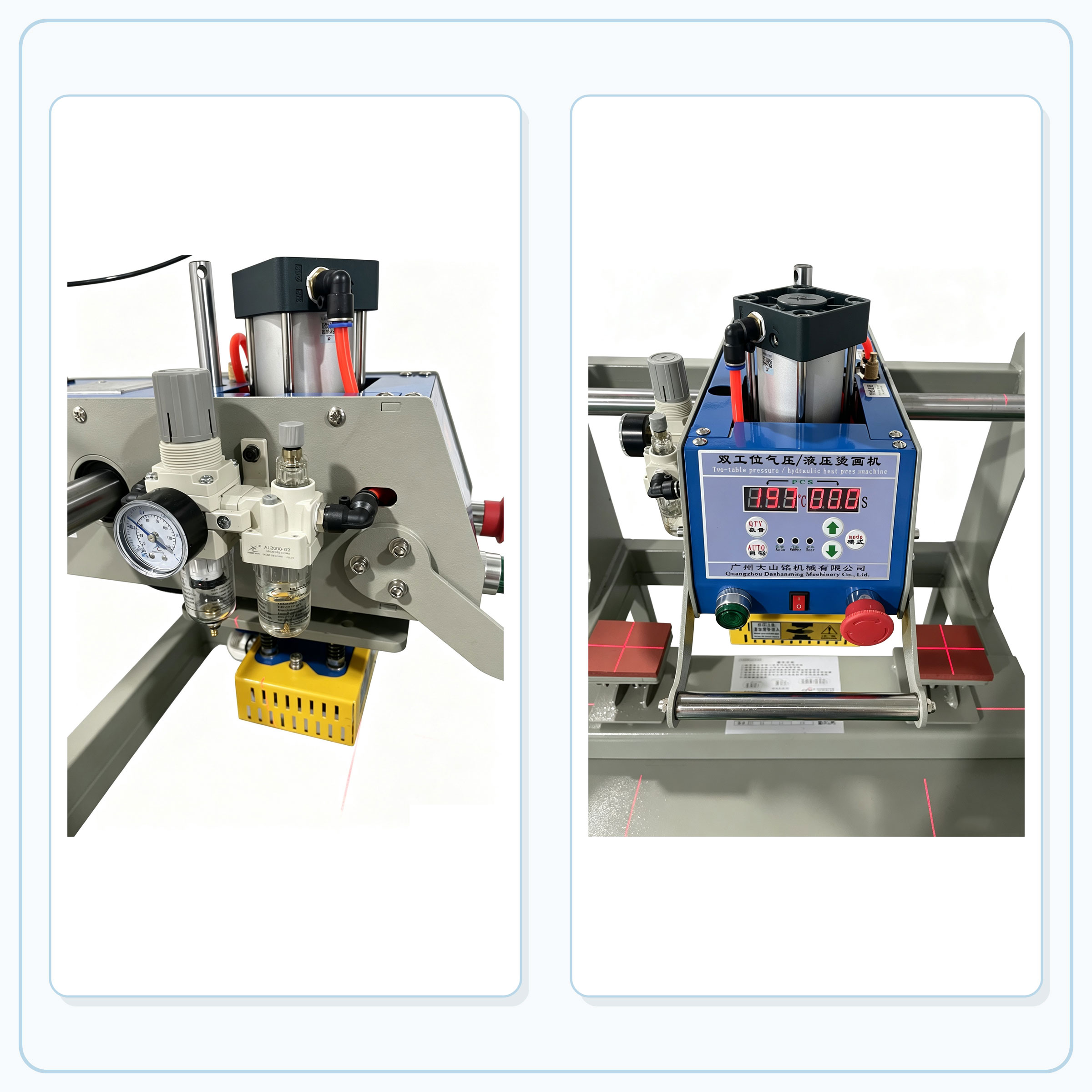 Doppelstation-Heißpressmaschin – Workshop Tools Logo Bewertung und Preis